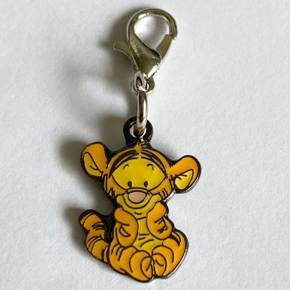 Vintage Disney Winnie The Pooh Tigger Piglet 6 Clip Charms Purse Zipper Pull - Picture 4 of 11